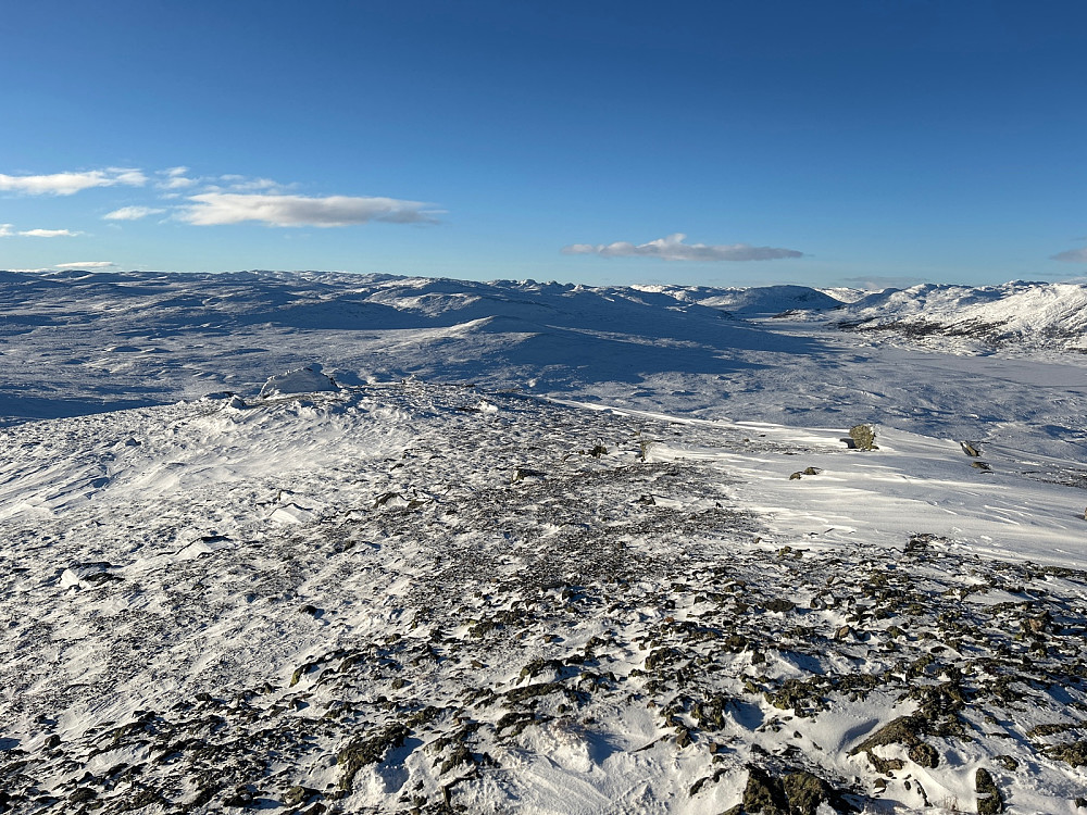 Innover mot Hardangervidda.