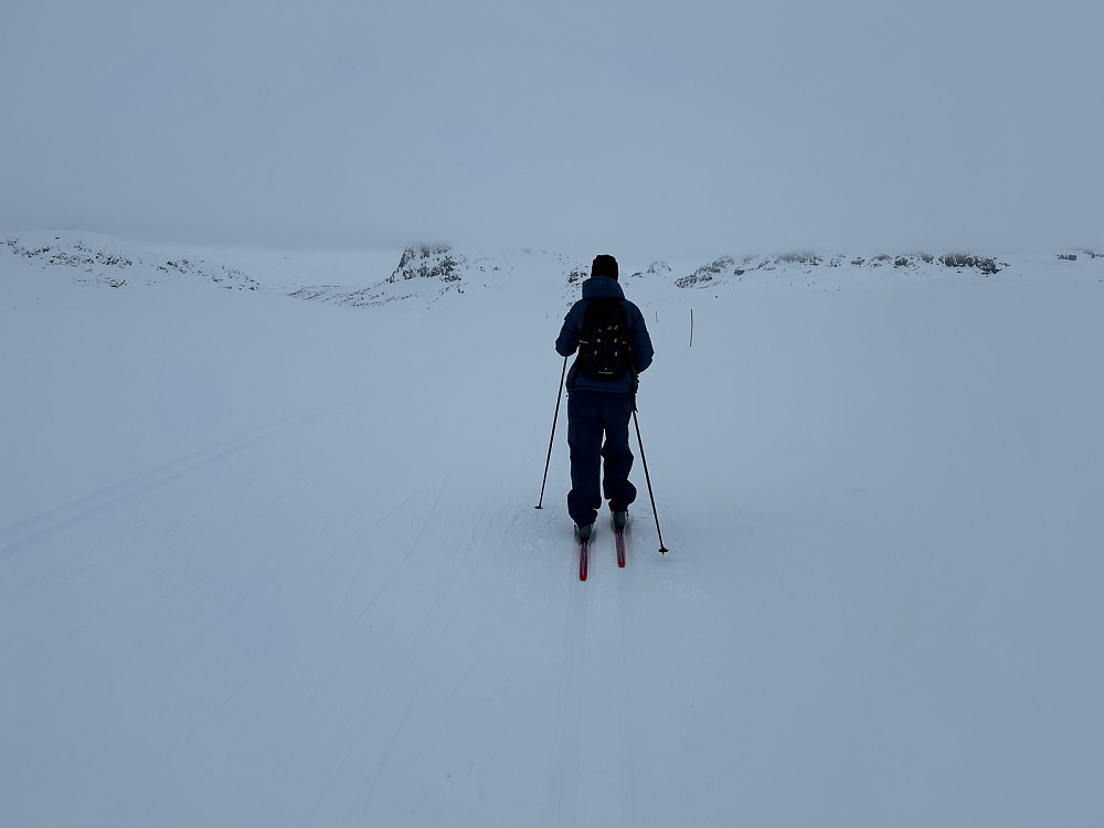 Inn i fjellheimen hvor himmel og jord er vanskelig å skille.
