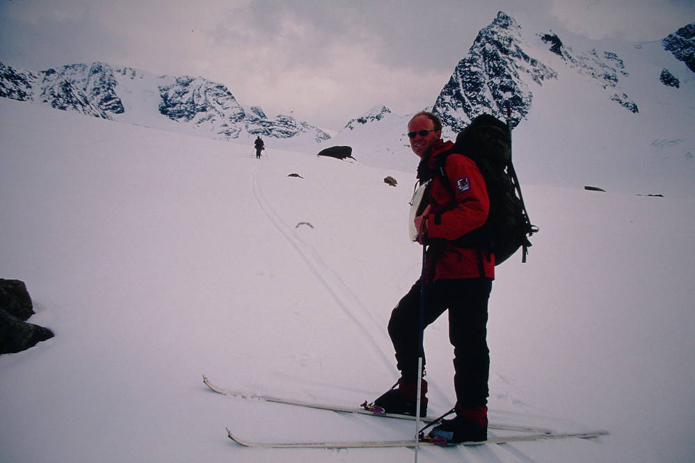 Utsikt oppover før Fornesbreen.