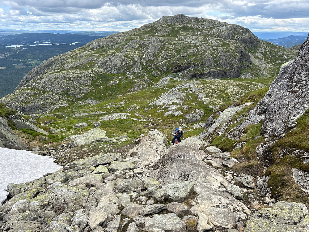 På vei opp Storehorn.