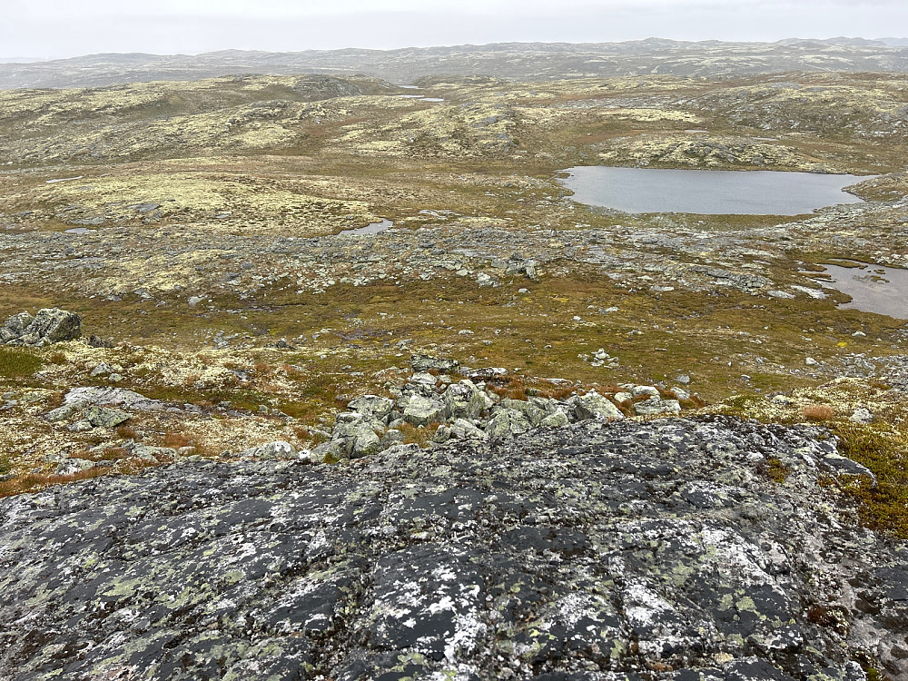 Utsikt fra toppen av Vestre Hettehovet.