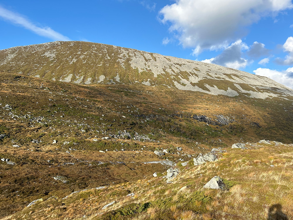 Jeg kom meg ned den fjellsiden. Det ser verre ut enn det var.