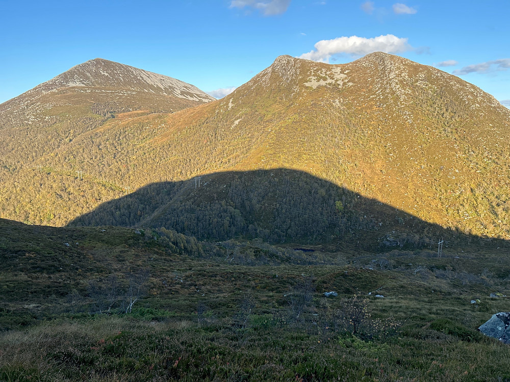 Jeg kom meg ned den fjellsiden også.