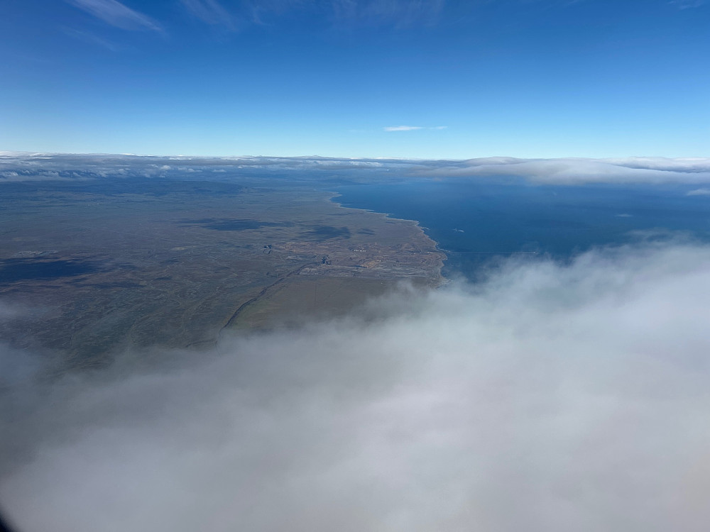 Fjorden på bildet munner ut i Stillehavet.