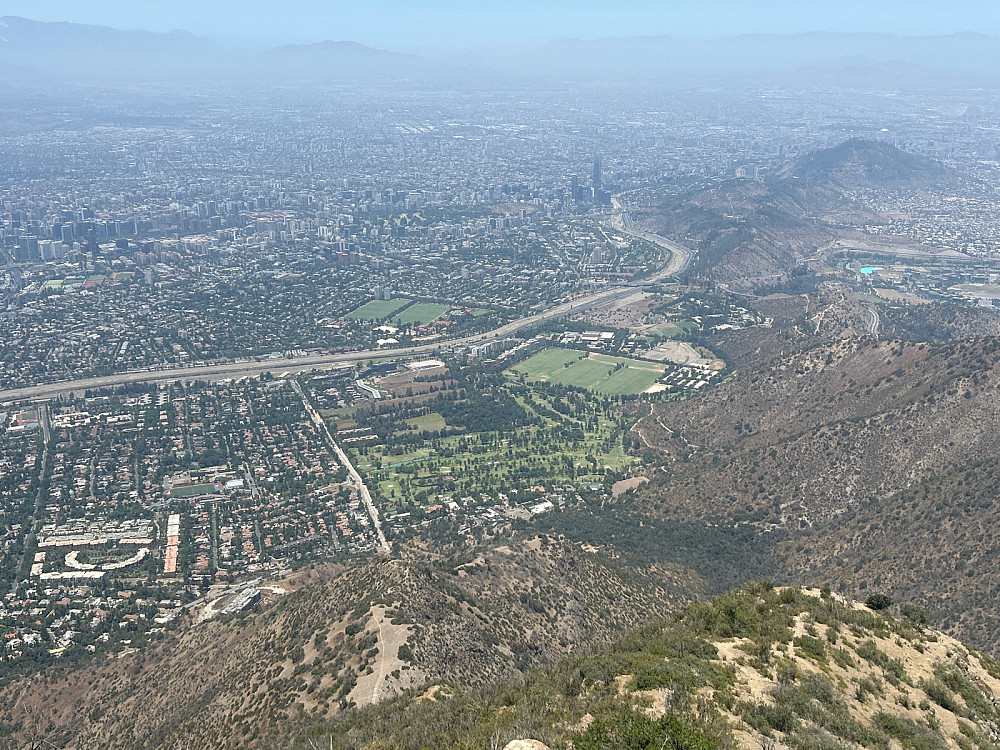 Litt mer Santiago fra Cerro Manquehue.