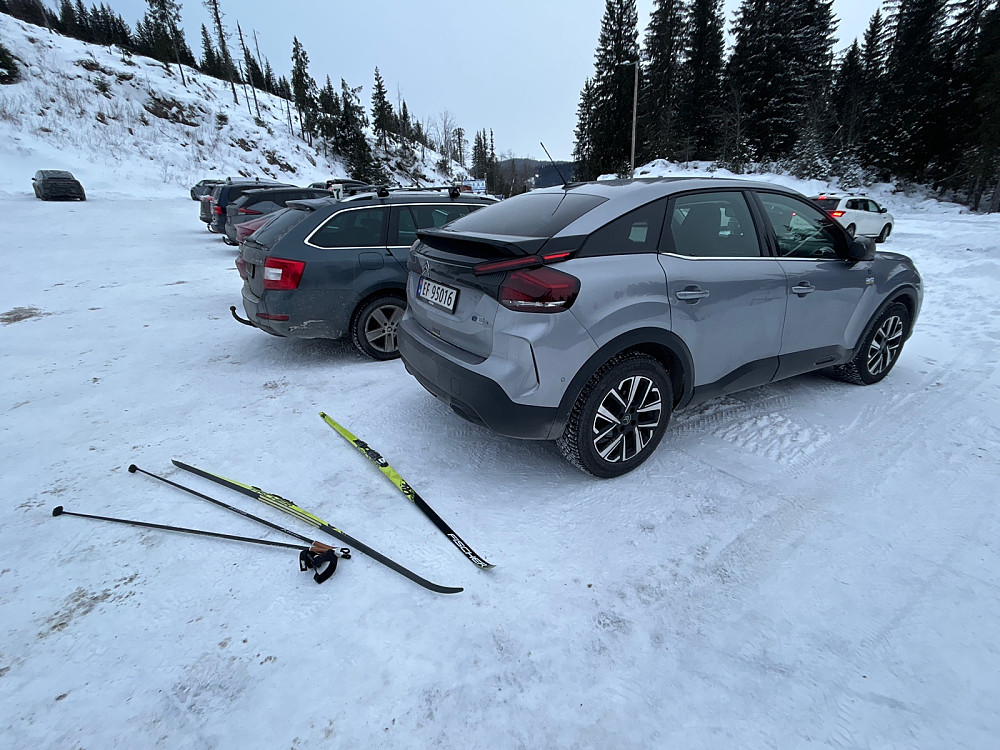 Parkering ved Mylla.