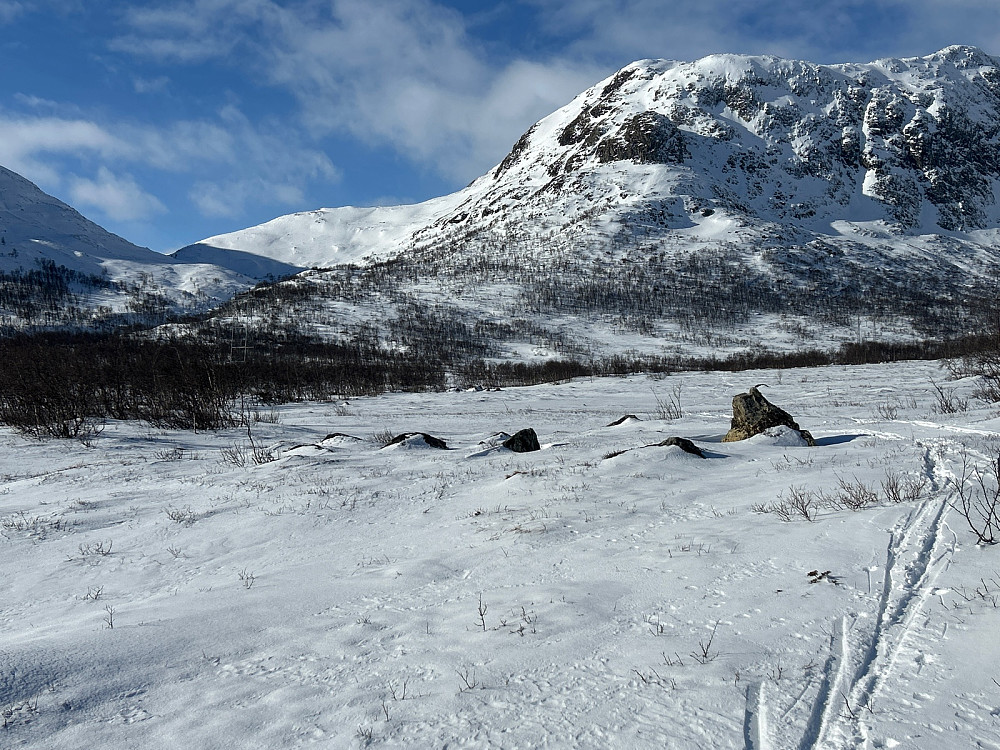 Pent vær før jeg skal ta fatt på oppstigningen i Bjøbergdalen.