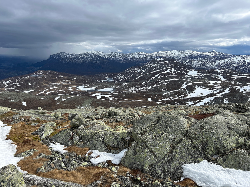 Fra toppen av Storeskardnøse på 1502 moh.