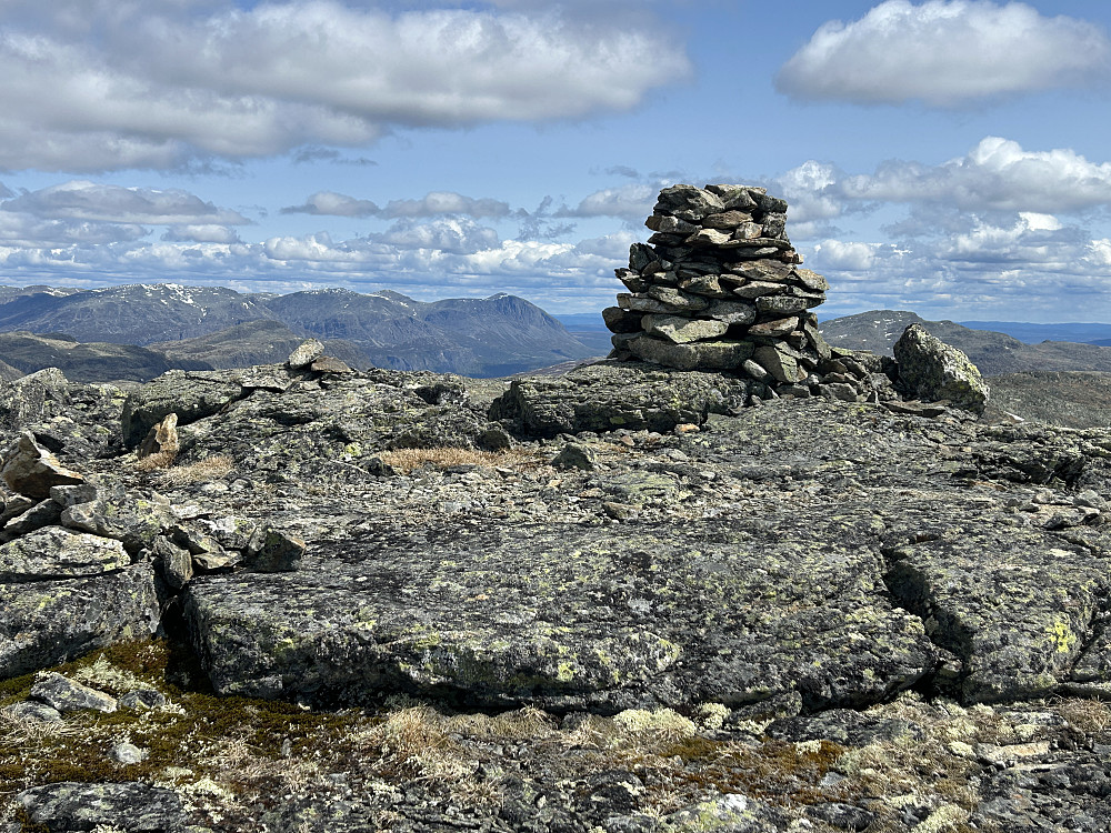 Toppvarden på dagens høyeste, Fossebrea 1664 moh.