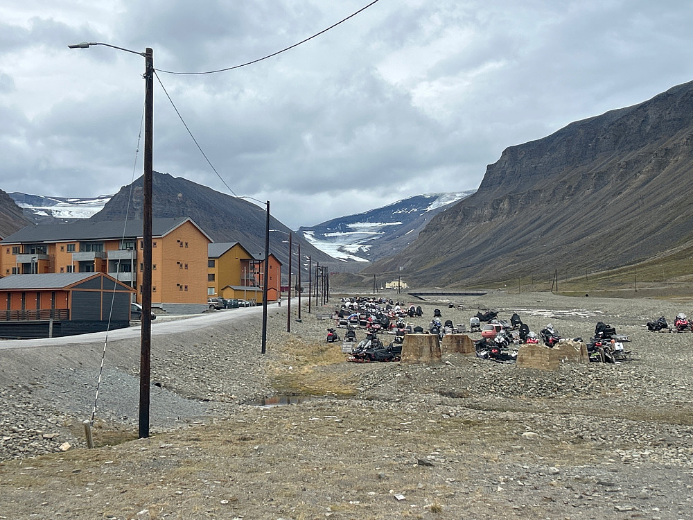 Snøskutere er det mange av på Svalbard.
