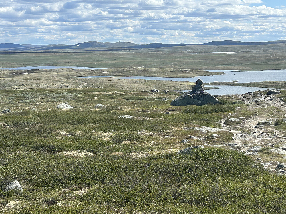 Nedoverbakke til Langavatnet.