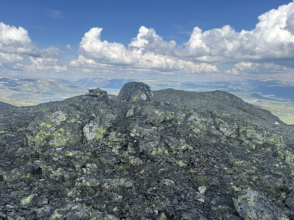 Toppvarden på Nørdre Skorve var ganske stusselig.