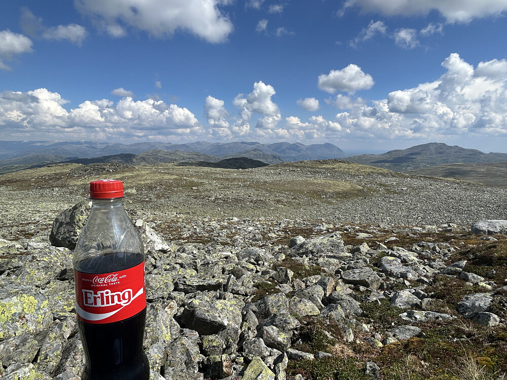 Det her er min Colaflaske, ingen tvil om det. Til høyre i bildet er både Skogshorn og Såta.