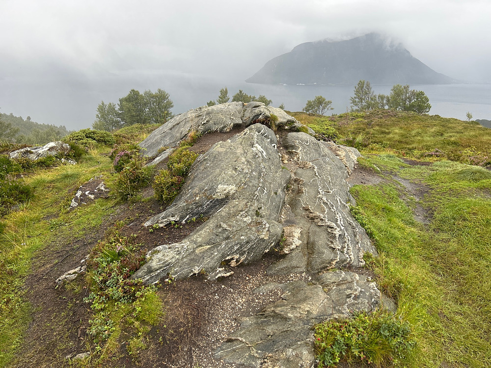 Høyeste punkt er Høgefjellet.