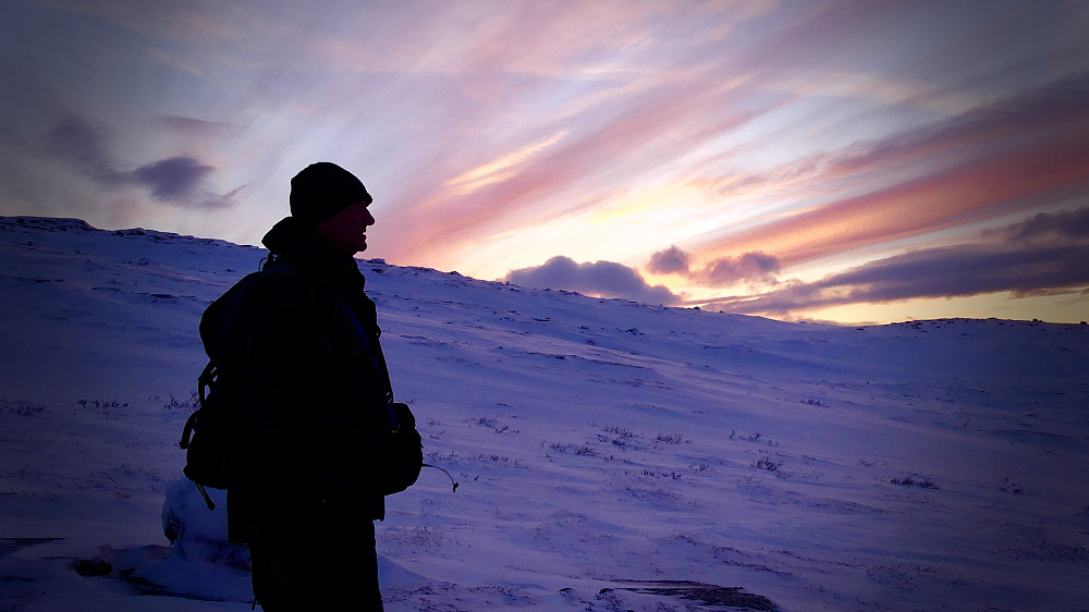 Etterhver klarnet det opp, og vi fikk en flott solnedgang
