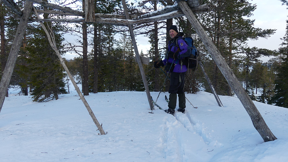 Vi tok med os to andre topper som hadde lavere pf. Her er vi på Høa (712 m)