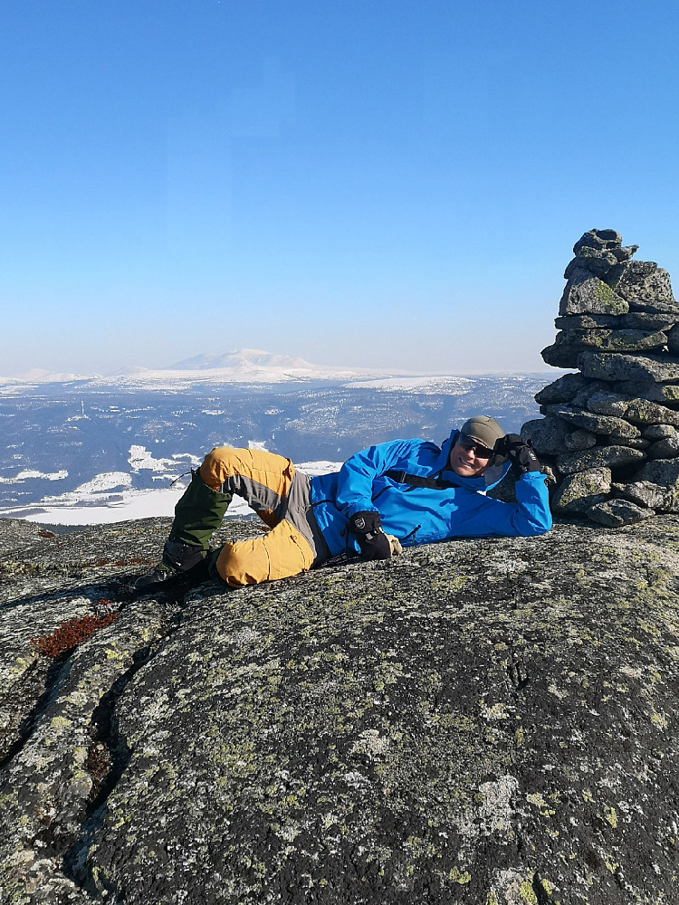 Poserer på toppen