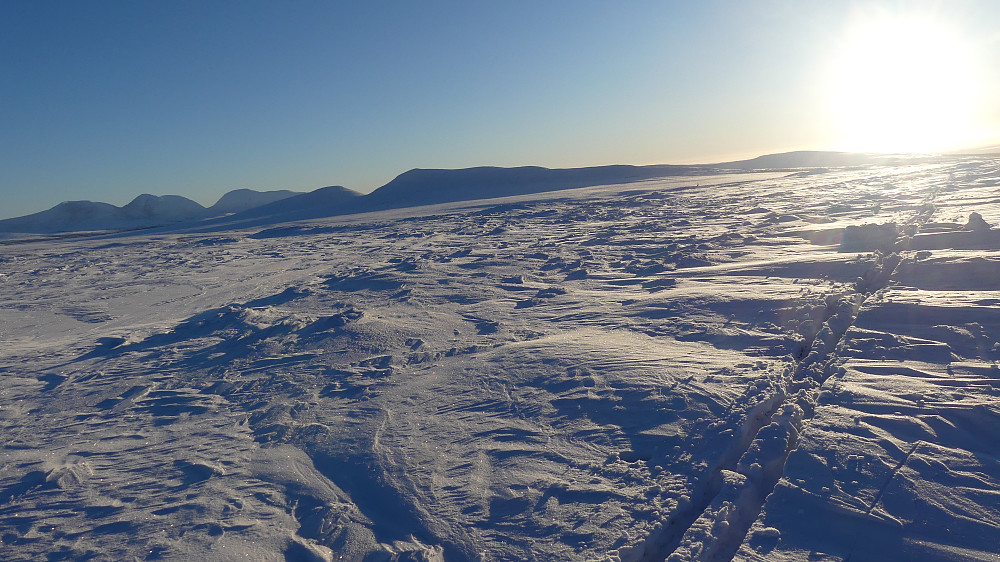 Ikke mye hold i snøen..