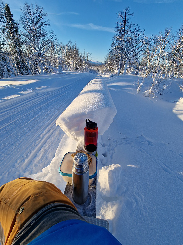 Lunsj langs løypa