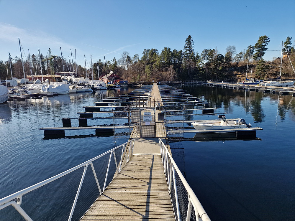 Hit men ikke lenger.. privat brygge