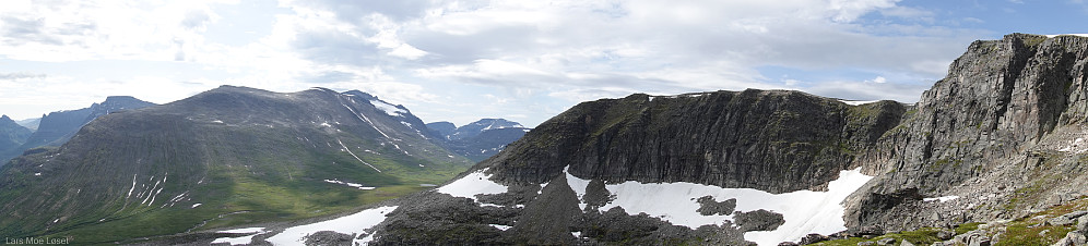 På tur opp Mohaugen.