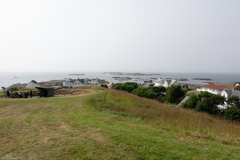Utsikt utover fra Ergans høyeste punkt.