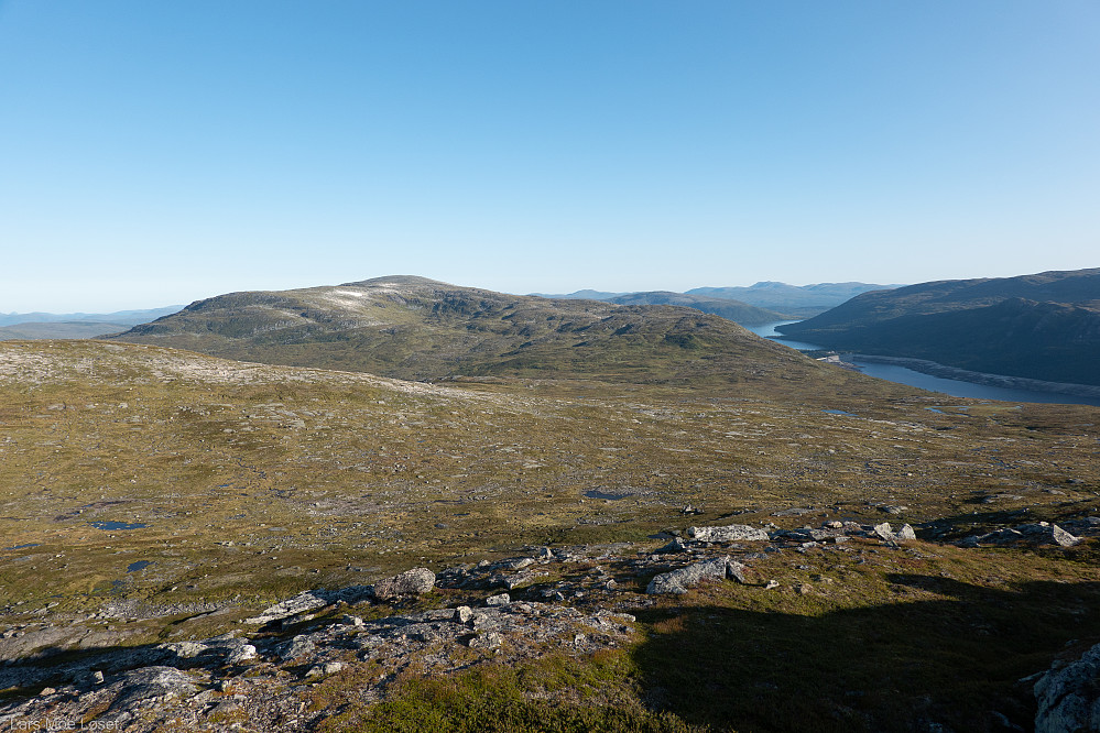 Breiskaret og Tindfjellet.