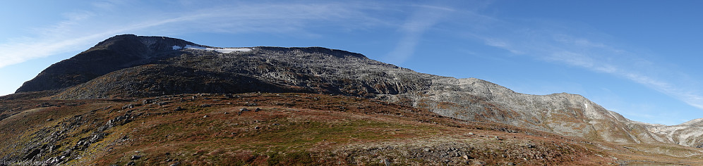 Klingfjellet fra nord.