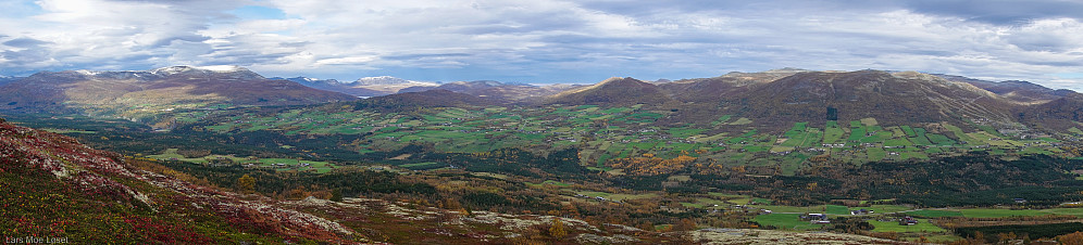 Panorama mot Trollheimen.