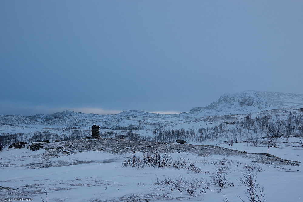 Innover mot Nørdstfjellet.