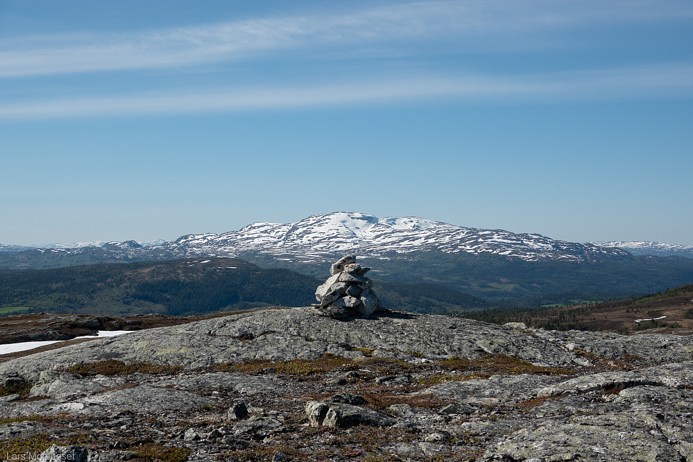 Resfjellet sett fra toppen av Litlfjellet.