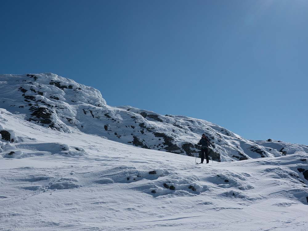 Fjellandskapet ved Gravan, som er partiet mellom Jørenskarfjell og Snipen er isete og veldig kupert. Ikke det beste terrenget for fjellski.
