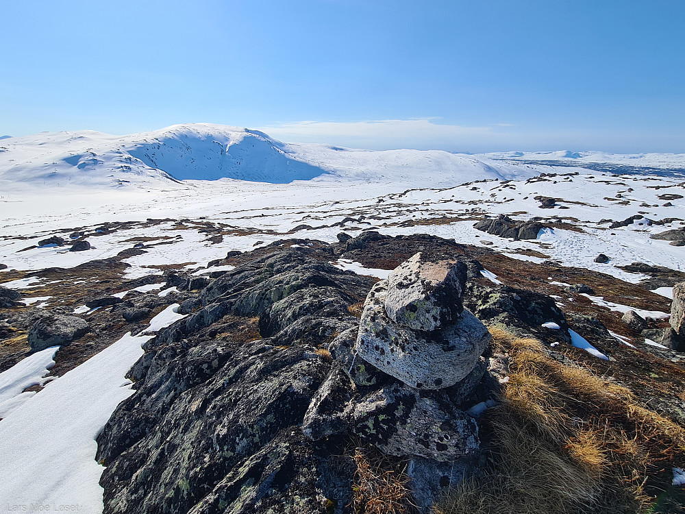 Fin utsikt fra toppen av Litjtrollhøtta og vestover mot Ura.