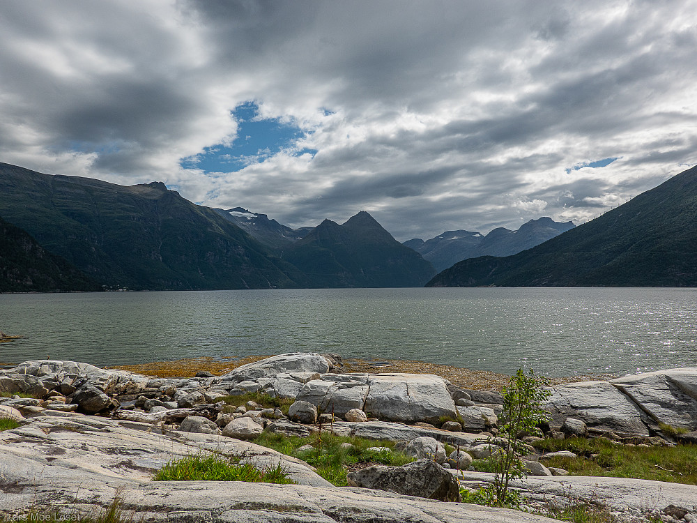 Sørspissen av øya.