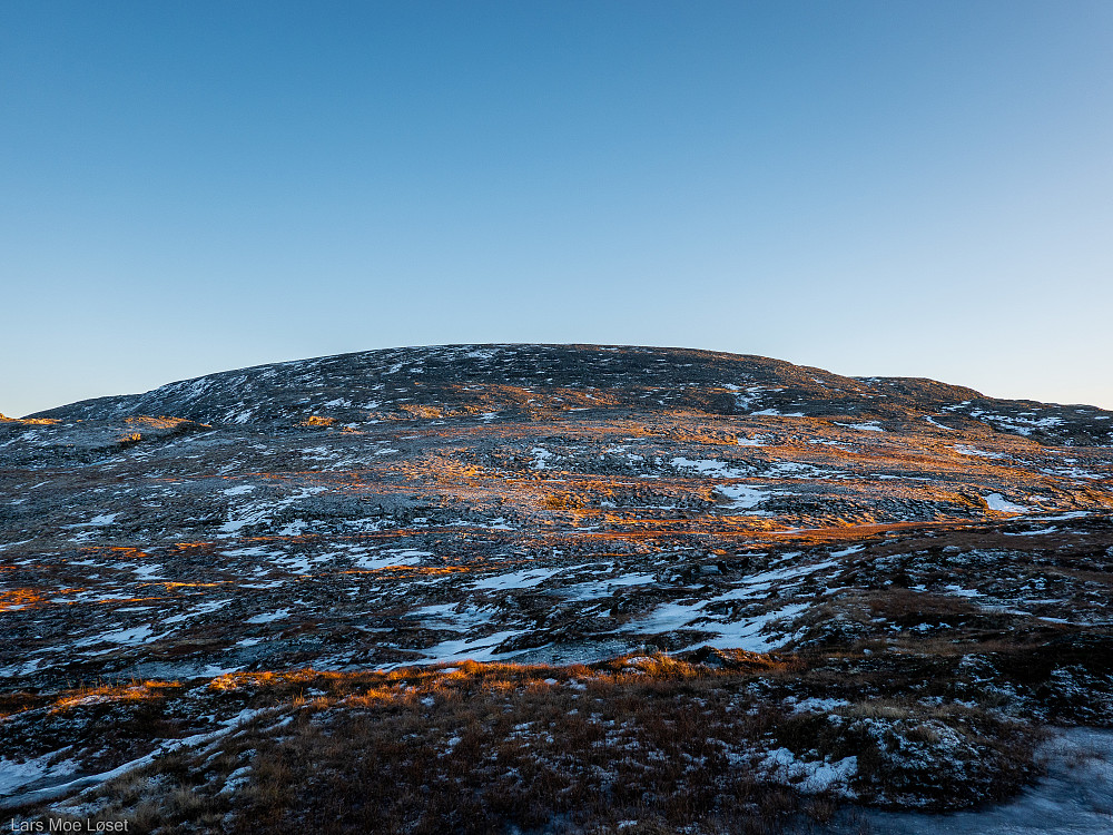 Nordsiden av Kubakkfjellet.
