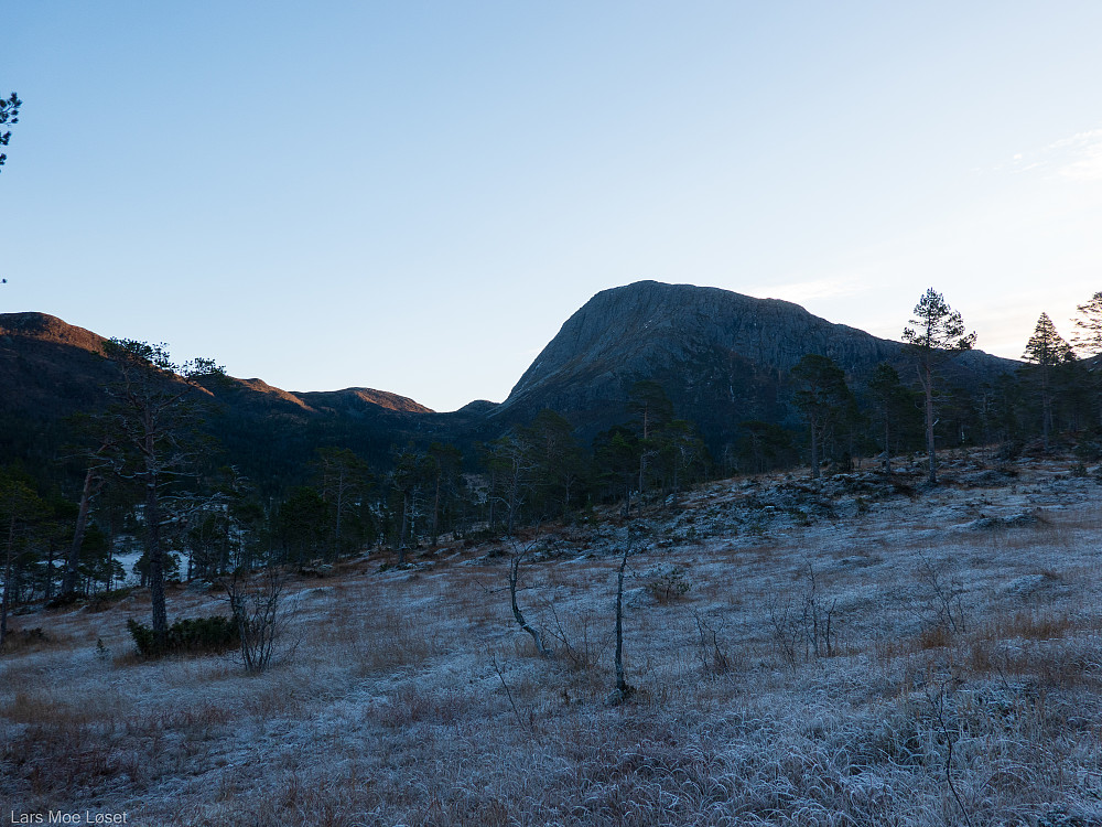 Blåfjellet i enden av Rodalen.