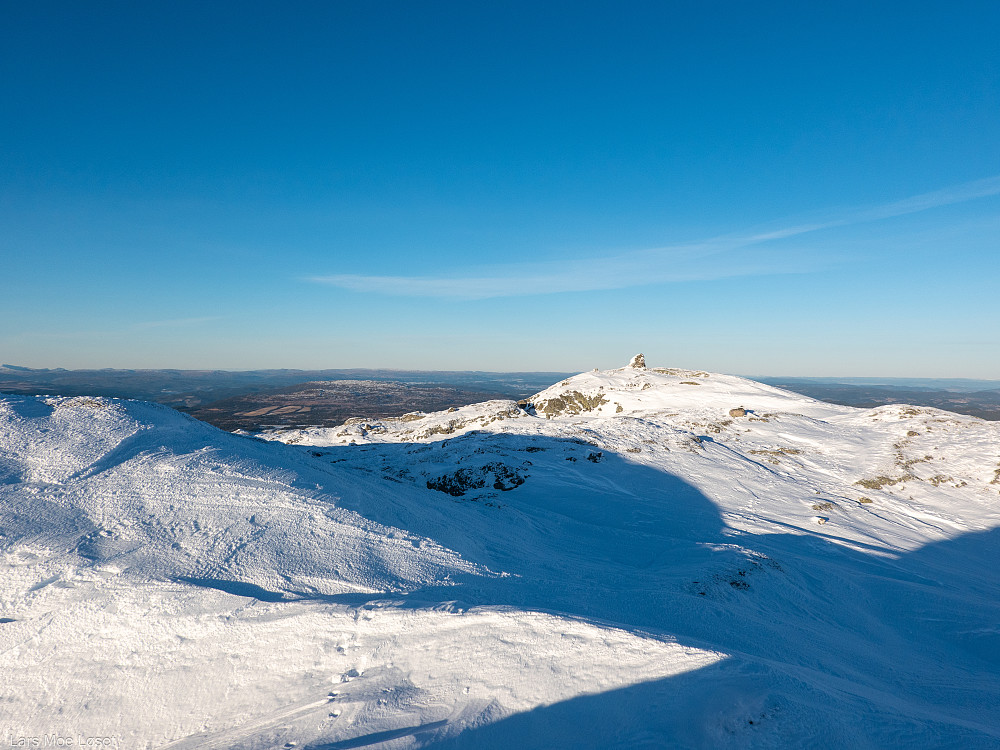 Toppunktet på Ilfjellet.