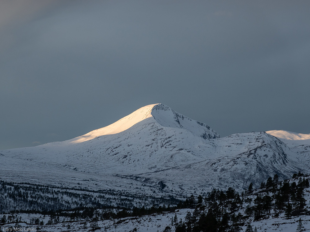 Fabelaktig utsikt vestover mot Vassnebba (Grånebba).