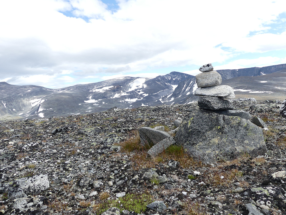 Beskjeden toppvarde på Veslkjølen, 1798 moh.