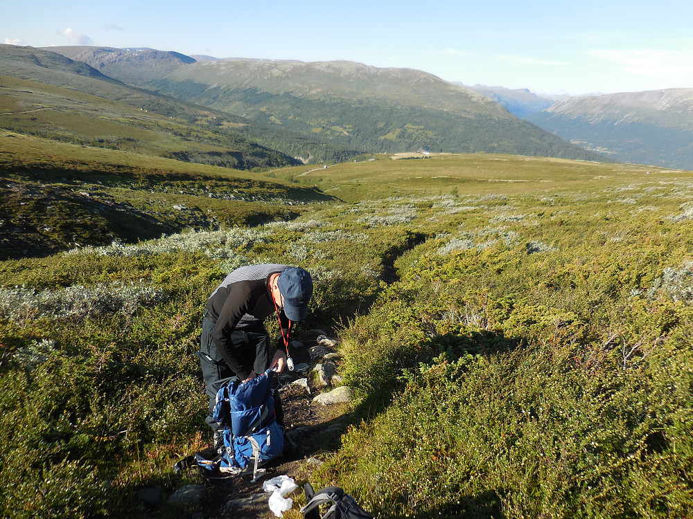 Nydelig vær så det ble lettelse i antrekket få meter etter start.