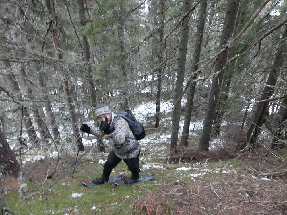 Lite snø til snart å være midtvinters!