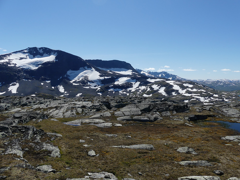 Steindalsnosi sett fra Prestesteinshøgdi.