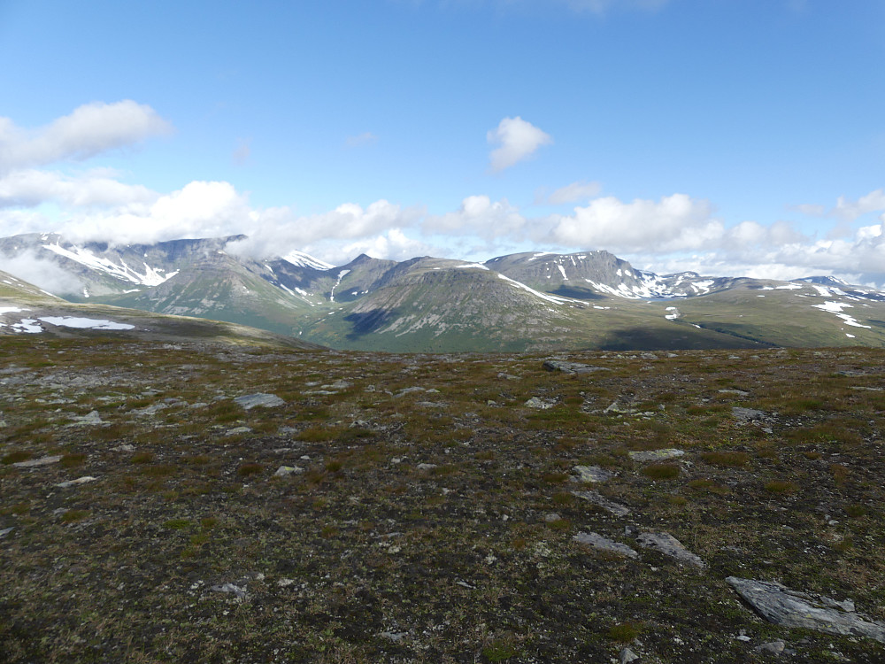 Gjevilvasskammen og Blåhøa.