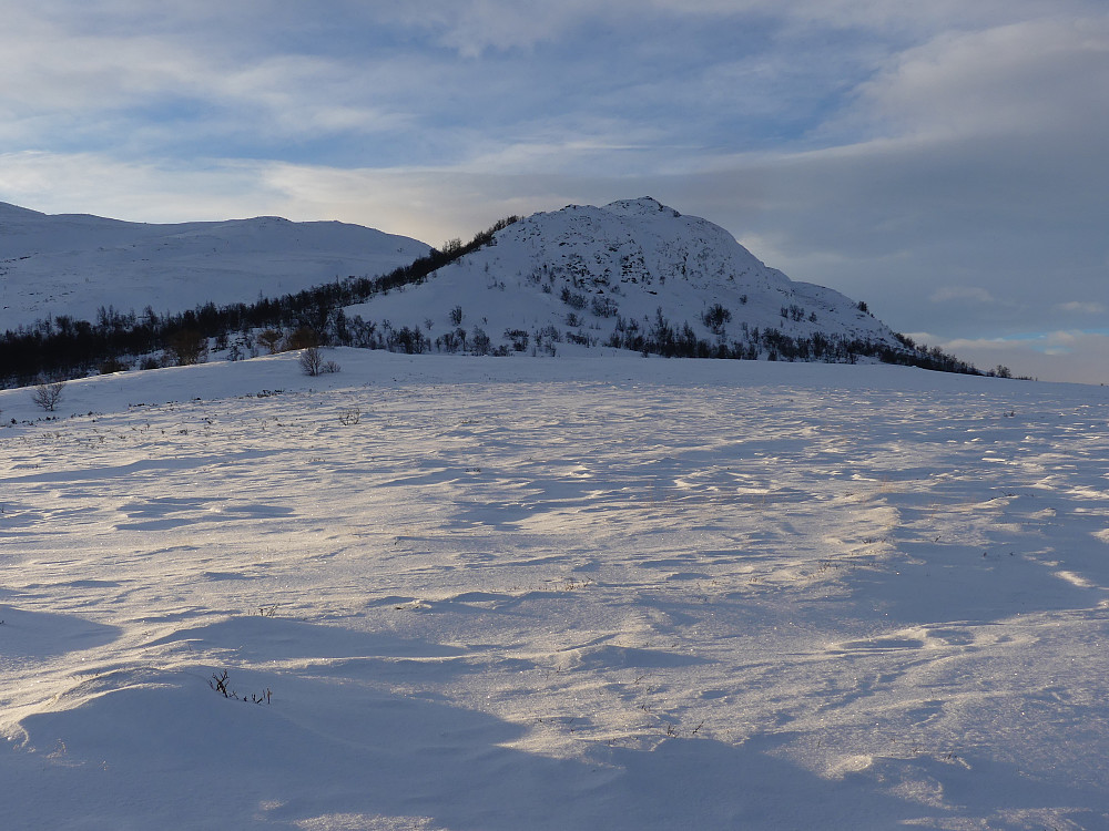 Tverrfjellet Nord passeres.