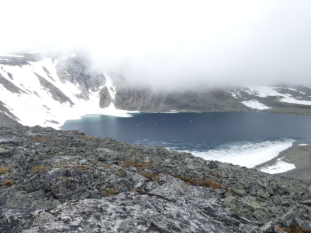 Fra Stenhøa og over Mjølkskåla mot Snydda.
