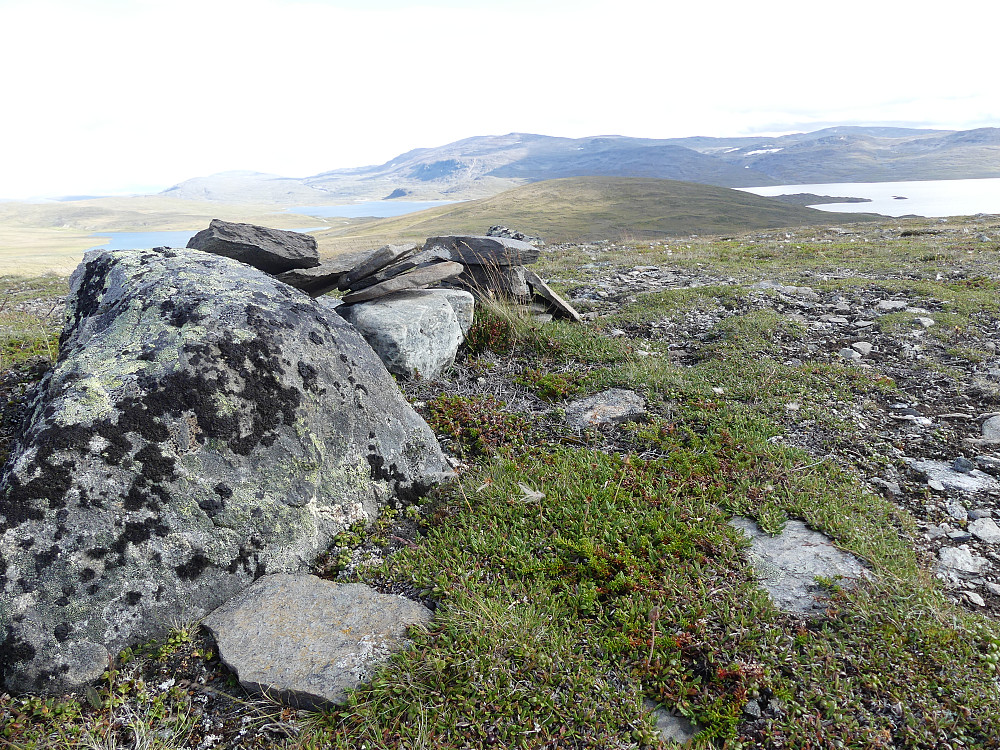 På toppen av Oarjjit Gussacohkka.