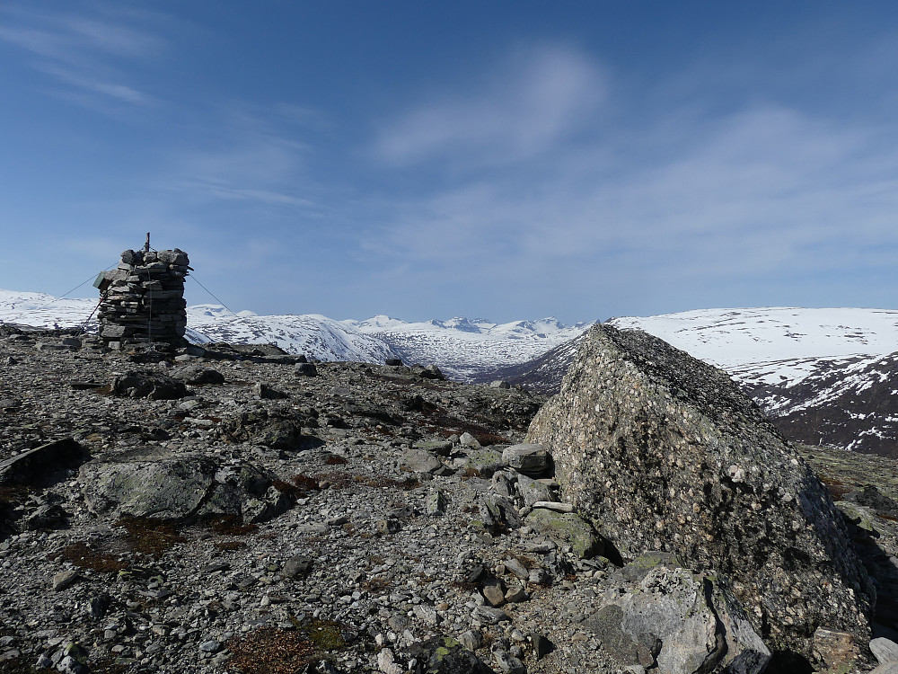 På toppen av Hælfjellet.