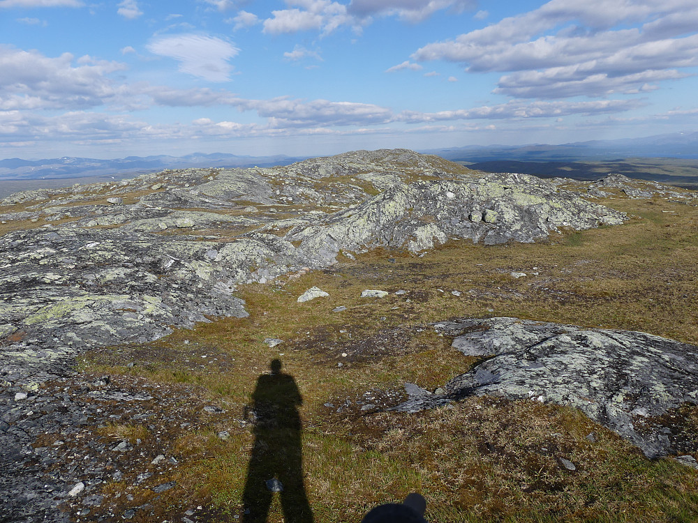 Ryggen bort til østtoppen.