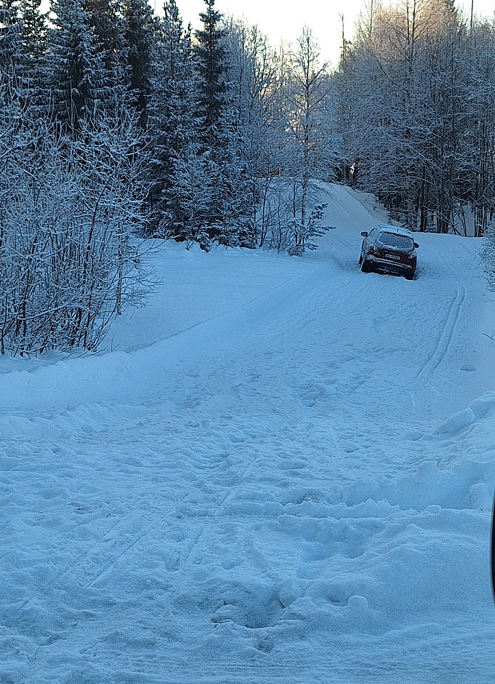 En skikkelig optimist i løypa!