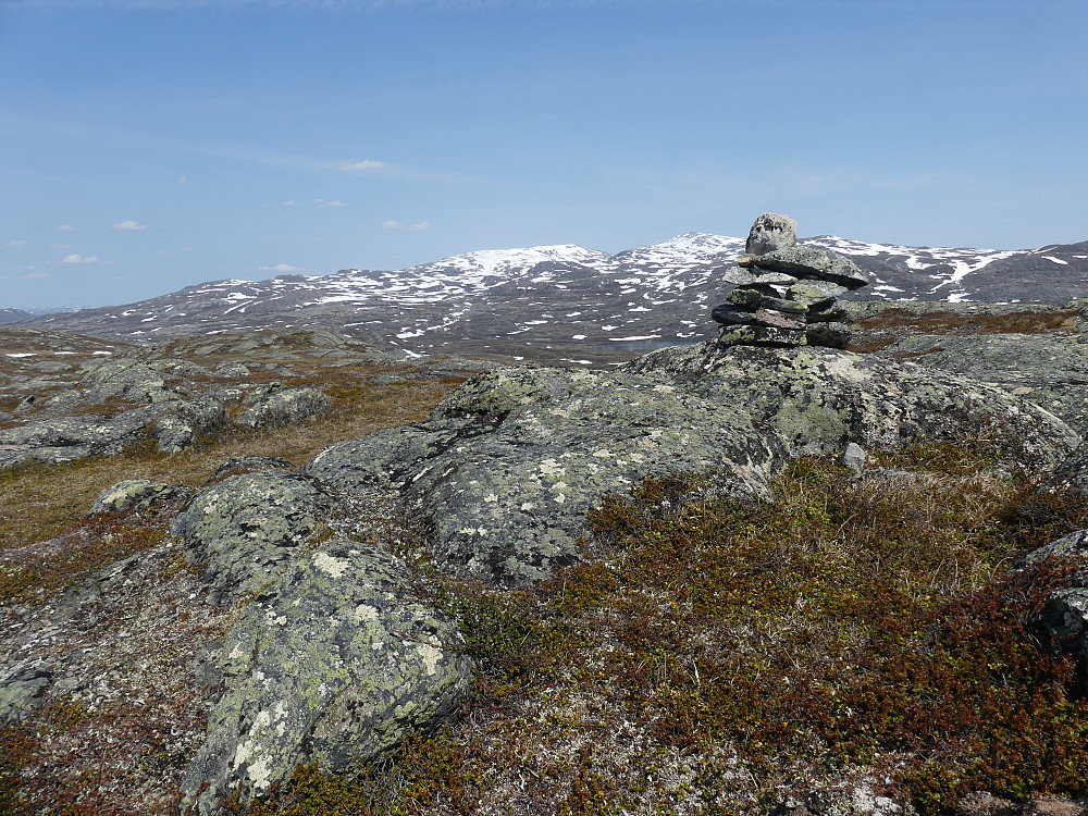Fra toppen på Storhøgda og mot Skardsfjelle.